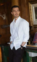 Camisa Oxford Cairo Jean Blanca