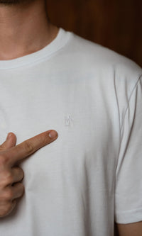 Camiseta Básica Alma Blanca hombre