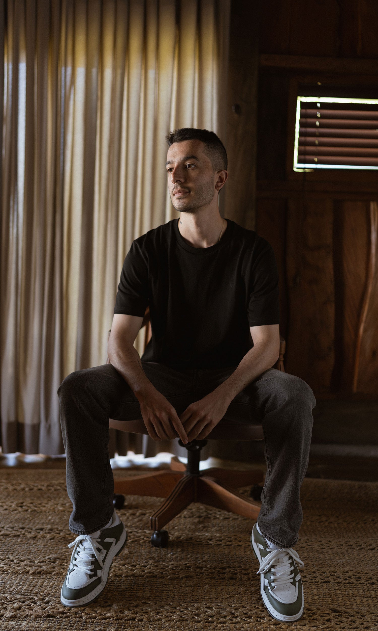 Camiseta Básica Alma Negra hombre