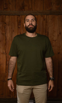 Camiseta Básica Alma Verde hombre