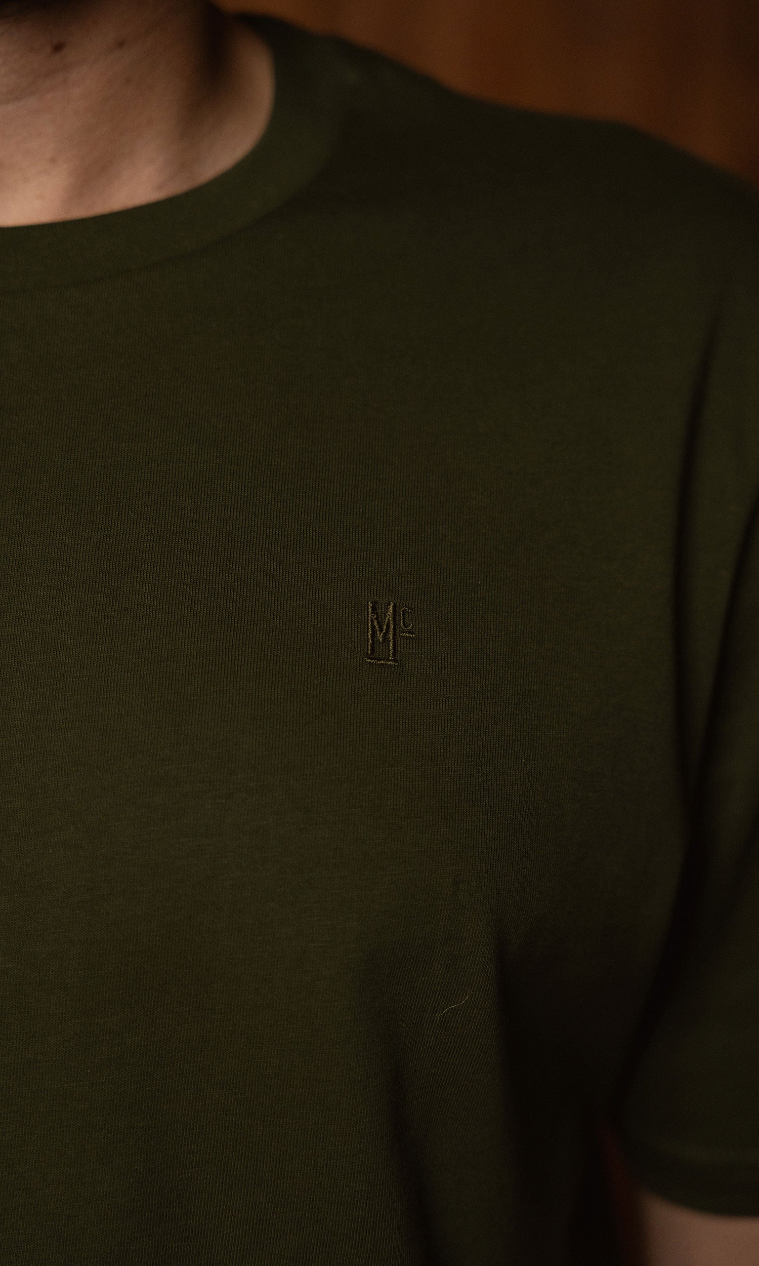 Camiseta Básica Alma Verde hombre