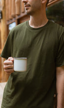 Camiseta Básica Alma Verde hombre