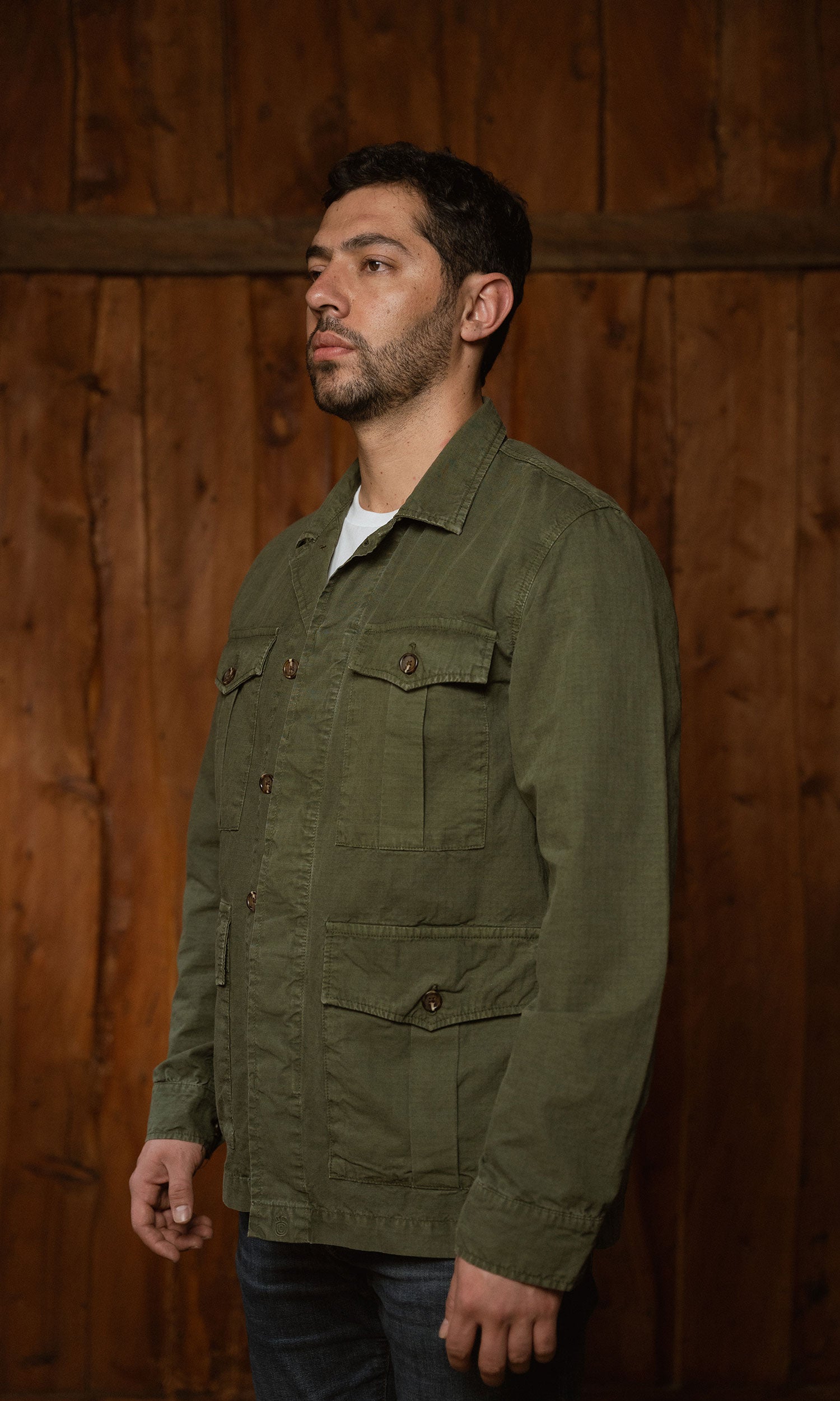 Chaqueta Siena Verde Militar hombre