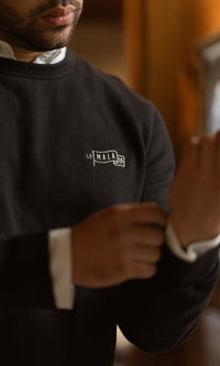 Saco cuello redondo vera azul hombre